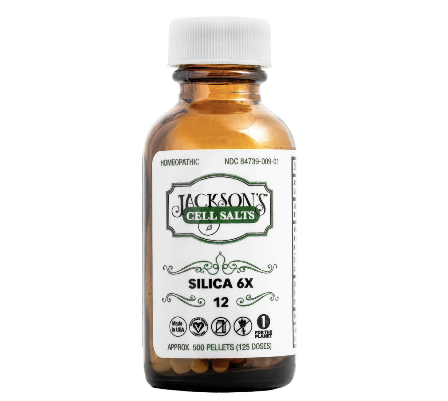 Jackson’s #12 Cell Salt Silica 6X (500 Pellet Bottle) – Certified Vegan Jackson’s #12 Cell Salt Silica 6X (500 Pellet Bottle) – Certified Vegan