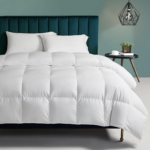 Organic Feather Down Comforter King Size, All-Season Duvet